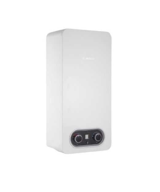 Kép Bosch Therm 4200 WR 10-4 KB gázüzemű, elemes gyújtású átfolyós vízmelegítő, fali kéményes, 10 liter / perc HMV. termeléssel