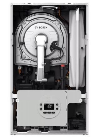 Mutassa a/az Bosch Condens GC1200W 24 C 23 kondenzációs kombi falikazán részleteit Kép Bosch Condens GC1200W 24 C 23 kondenzációs kombi falikazán