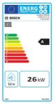 Kép Bosch Condens 7000 W ZSBR 28-3 E 23 kondenzációs fűtő falikazán, 26kW új kivitel ERP kész