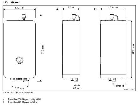 Mutassa a/az Bosch Tronic Heat 3500 9 kW-os elektromos kazán 7738502605 részleteit Kép Bosch Tronic Heat 3500 9 kW-os elektromos kazán 7738502605