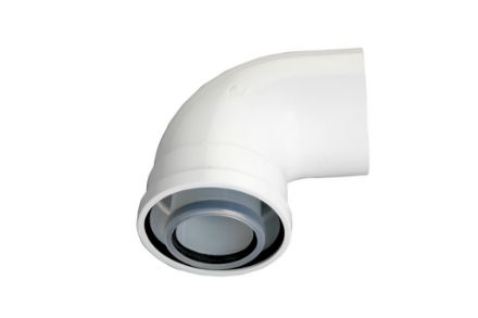 Mutassa a/az Bosch AZB 910 Ø60/100 90°ív részleteit Kép Bosch AZB 910 Ø60/100 90°ív