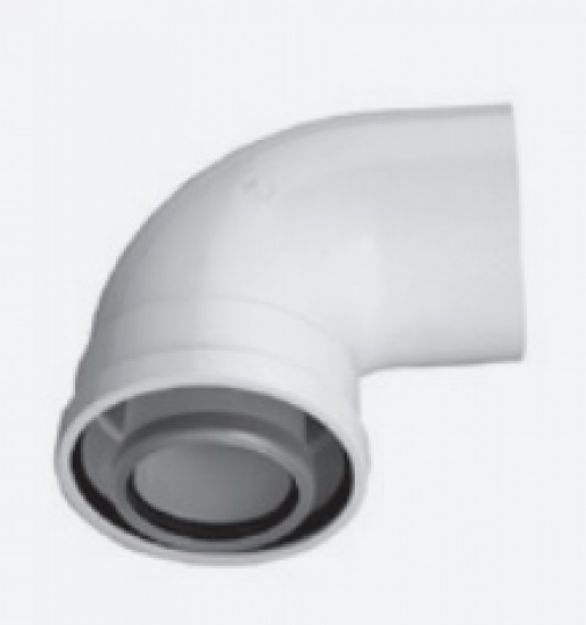 Kép Bosch FC-CE60-87 87°-os könyök D60/100mm (AZB 910 helyett)