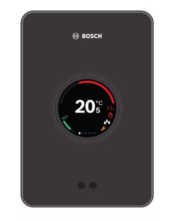 Mutassa a/az Bosch CT 200 okosszabályozó integrált WLAN kapcsolattal, fekete 7736701392 részleteit Kép Bosch CT 200 okosszabályozó integrált WLAN kapcsolattal, fekete 7736701392