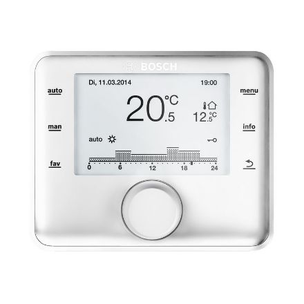 Mutassa a/az Bosch CW 400 időjáráskövető szabályozó, több körhöz részleteit Kép Bosch CW 400 időjáráskövető szabályozó, több körhöz