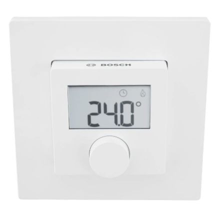 Mutassa a/az Bosch CR 11 kézi vezérlésű szobatermosztát LCD kijelzővel részleteit Kép Bosch CR 11 kézi vezérlésű szobatermosztát LCD kijelzővel