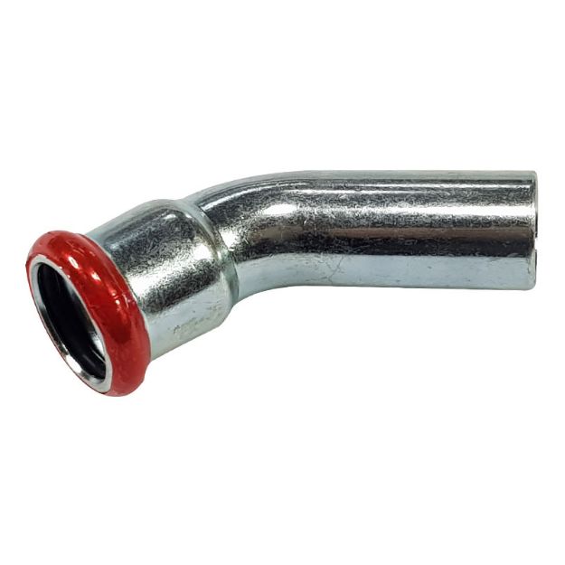 Kép Szénacél 54mm K-B 45° ív