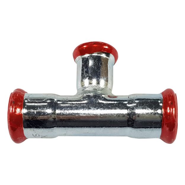 Kép Szénacél 54-42-54mm szűkített T-idom