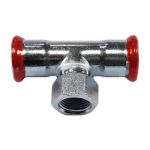 Kép Szénacél 22-1/2"-22 mm BM T-idom
