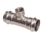 Kép Bänninger 42mm*1/2"BM T-idom, INOX (rozsdamentes), SS 304, Hőszivattyús és fűtési rendszerekhez