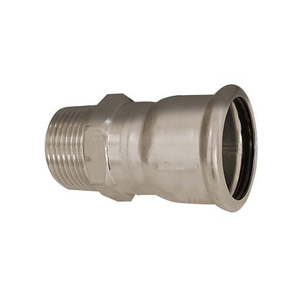 Mutassa a/az 22mm*1/2˝ KM csatlakozó, INOX (rozsdamentes), SS 304, Hőszivattyús és fűtési rendszerekhez részleteit Kép 22mm*1/2˝ KM csatlakozó, INOX (rozsdamentes), SS 304, Hőszivattyús és fűtési rendszerekhez