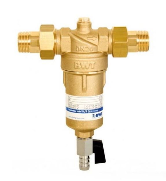 Kép BWT 3/4˝ Protector mini vízszűrő, melegvizes kivitel, 70°C, PN25