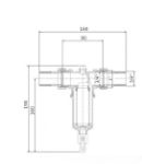Kép BWT 3/4˝ Protector mini vízszűrő, melegvizes kivitel, 70°C, PN25