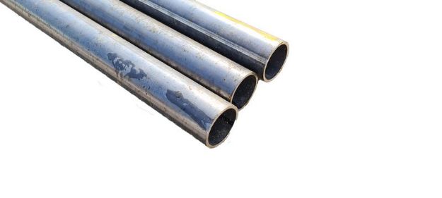 Kép 6/4"(D48,3x3,2) fekete szavatolt minőségű (sárga jelölésű) hosszvarratos acélcső P235TR1