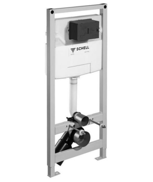 Kép Schell Montus C 120 beépíthető WC tartály gipszkarton falhoz (szárazépítésű) 030560099