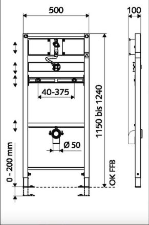 Mutassa a/az Schell MONTUS COMPACT II vizelde szerelőmodul részleteit Kép Schell MONTUS COMPACT II vizelde szerelőmodul