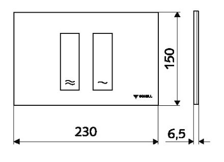 Mutassa a/az Schell Tower nyomólap, két mennyiségű, matt króm 031216499 részleteit Kép Schell Tower nyomólap, két mennyiségű, matt króm 031216499