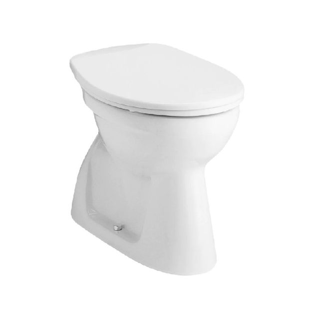 Kép Alföldi 7094 WC, alsó kifolyású, mélyöblítésű, CleanFlush (fehér, I.oszt.)