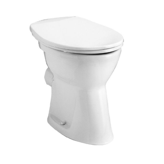 Kép Alföldi 4030 hátsó kifolyású, lapos öblítésű WC (4030 00 01)
