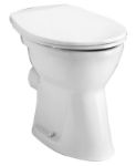 Kép Alföldi 4030 R1 (easyplus) hátsó kifolyású, lapos öblítésű WC