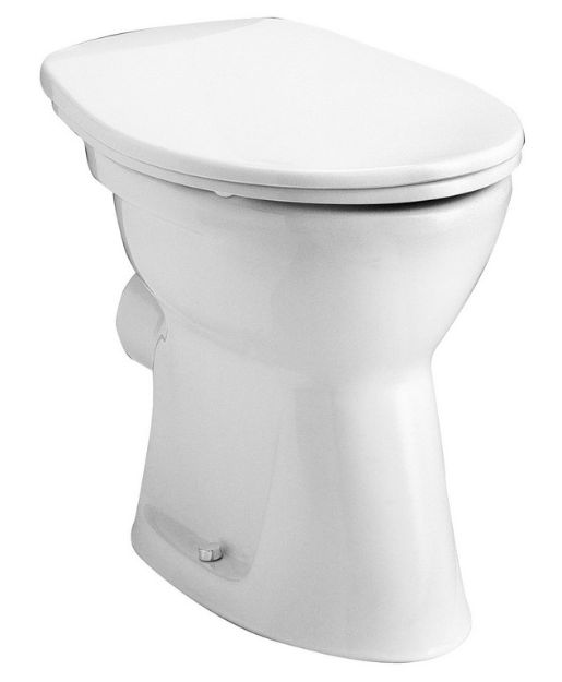 Kép Alföldi 4030 R1 (easyplus) hátsó kifolyású, lapos öblítésű WC