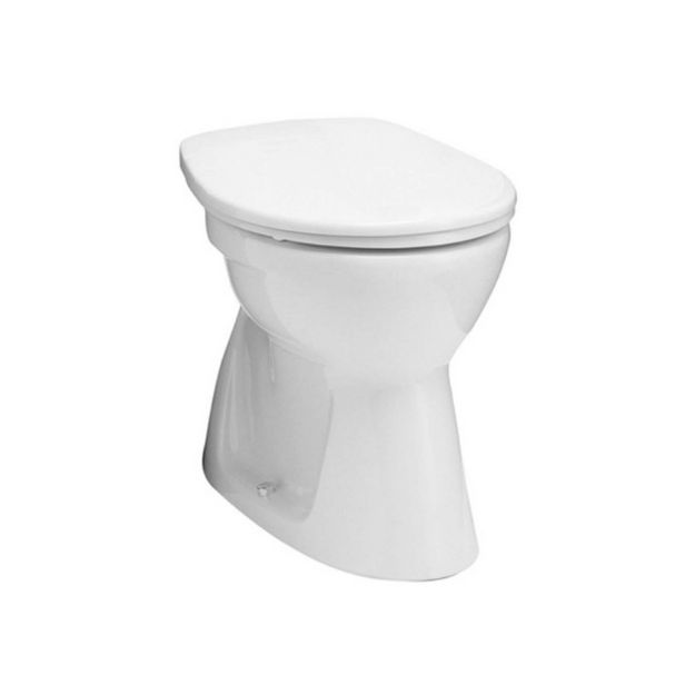 Kép Alföldi 4032 alsó kifolyású, lapos öblítésű WC (4032 00 01)