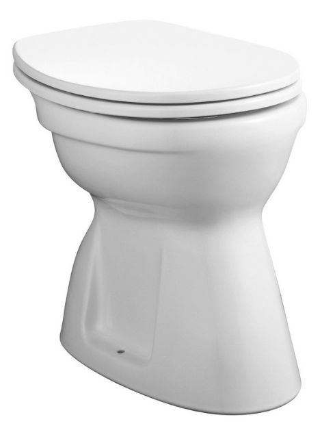 Kép Alföldi 4037 R1 (easyplus) alsó kifolyású, lapos öblítésű WC (4037 00 R1)