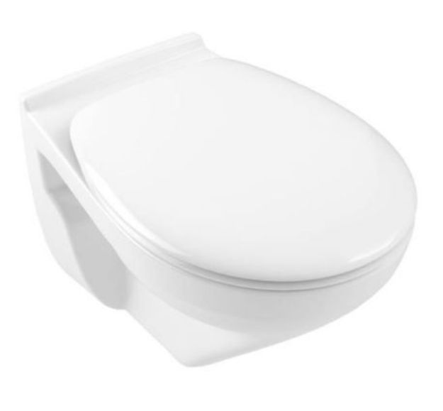 Kép Alföldi Optic fali WC, mélyöblítésű, Cleanflush 7048 R001 (fehér, I.oszt)