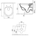 Kép Alföldi 7060 HR Formo kombipack (7060 R0 fali wc + 98M9 C5 ülőke)