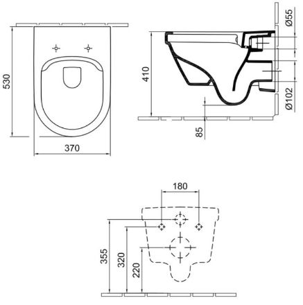 Mutassa a/az Alföldi 7060 HR Formo kombipack (7060 R0 fali wc + 98M9 C5 ülőke) részleteit Kép Alföldi 7060 HR Formo kombipack (7060 R0 fali wc + 98M9 C5 ülőke)