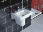 Kép Alföldi 5102 R1 (easyplus) középen fúrt 45x37cm-es kézmosó