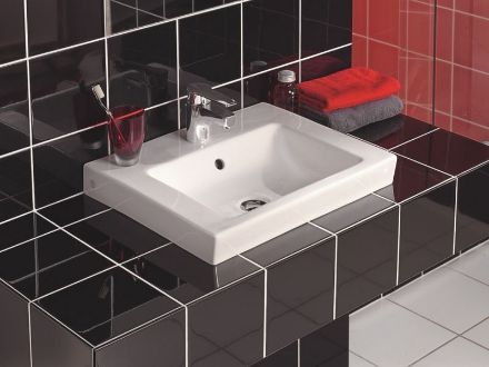 Mutassa a/az Alföldi 5109 R1 (easyplus) középen fúrt, 61x47cm-es beépíthető mosdó részleteit Kép Alföldi 5109 R1 (easyplus) középen fúrt, 61x47cm-es beépíthető mosdó