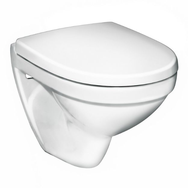 Kép Alföldi 5530 R1 (easyplus) fali, mély öblítésű WC (5530 59 R1)