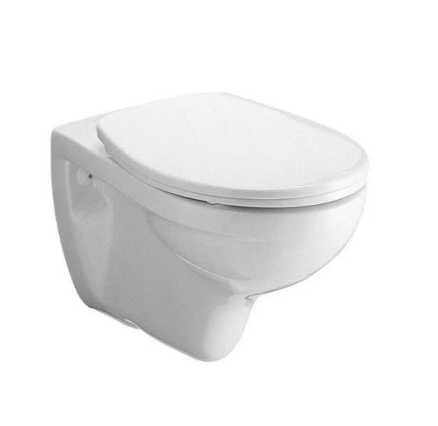 Kép Alföldi 4056 Saval fali WC, mélyöblítésű, fehér, I.oszt.