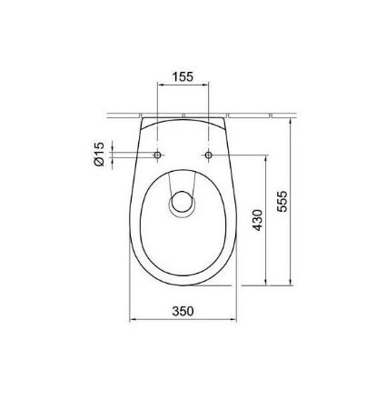 Mutassa a/az Alföldi 4056 Saval fali WC, mélyöblítésű, fehér, I.oszt. részleteit Kép Alföldi 4056 Saval fali WC, mélyöblítésű, fehér, I.oszt.