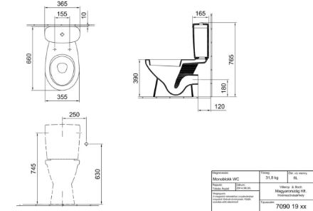Mutassa a/az Alföldi Saval 2.0 monoblokkos WC-hez tartály, 7074 49 01 részleteit Kép Alföldi Saval 2.0 monoblokkos WC-hez tartály, 7074 49 01