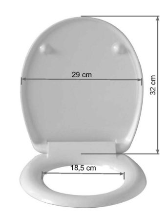 Mutassa a/az Gyermek WC ülőke, duroplast, műanyag zsanérral részleteit Kép Gyermek WC ülőke, duroplast, műanyag zsanérral