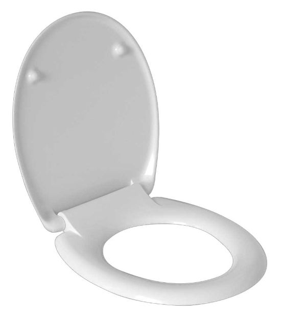 Kép Gyermek WC ülőke, duroplast, rozsdamentes zsanérral