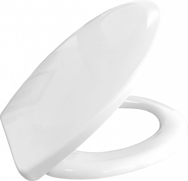 Kép MKW Universal thermoplast WC ülőke, fehér (müa.zsanér)