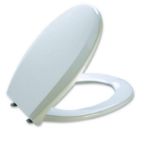 Kép MKW Uniset plus duroplast WC ülőke, fehér, fém zsanérral