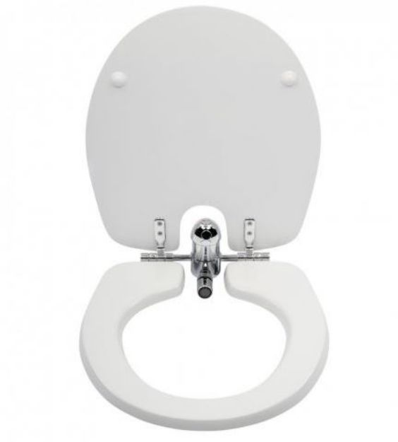 Kép Toilette Nett 420-L bidés WC ülőke, állítható szögű kifolyócső
