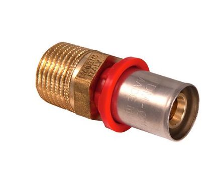 Mutassa a/az TDM 1630 16*3/4˝ KM egyenes csatlakozó (press) részleteit Kép TDM 1630 16*3/4˝ KM egyenes csatlakozó (press)