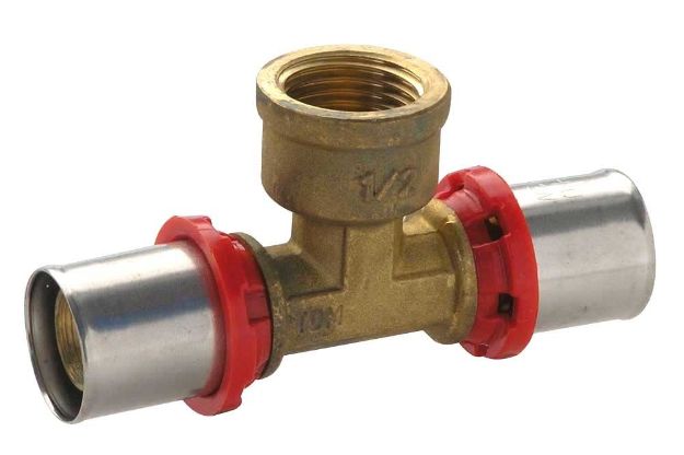 Kép 20-1/2" belsőmenetes TDM press T-idom