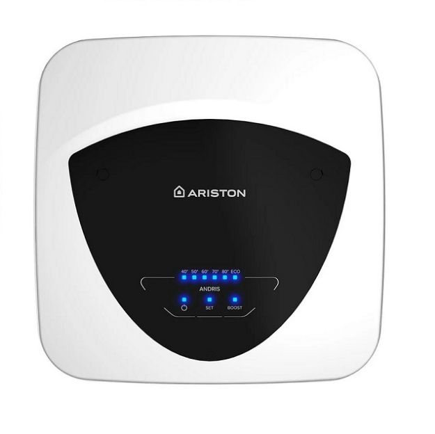 Kép Ariston ANDRIS ELITE 15/5 EU, 15 l-es villanybojler, mosogató fölé szerelhető, titánium bevonat, LCD kijelző