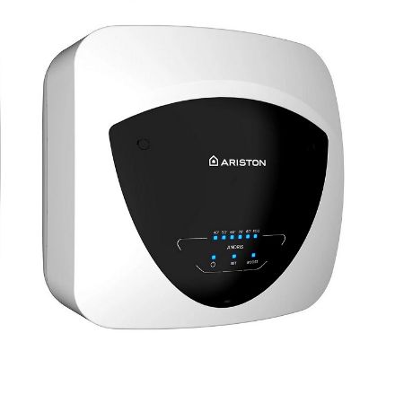 Mutassa a/az Ariston ANDRIS ELITE 15/5 EU, 15 l-es villanybojler, mosogató fölé szerelhető, titánium bevonat, LCD kijelző részleteit Kép Ariston ANDRIS ELITE 15/5 EU, 15 l-es villanybojler, mosogató fölé szerelhető, titánium bevonat, LCD kijelző