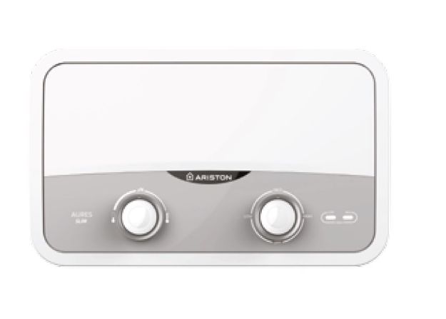 Kép Ariston AURES Slim Flow S 7 SH EU, elektromos átfolyós vízmelegítő, 7 kW
