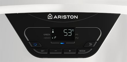 Mutassa a/az Ariston LYDOS HYBRID 80 V EU villanybojler (hibrid technológiájú villanybojler) részleteit Kép Ariston LYDOS HYBRID 80 V EU villanybojler (hibrid technológiájú villanybojler)