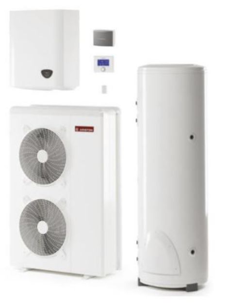 Kép Ariston NIMBUS COMPACT 70 M 2Z NET 7 kW-os, 2 fűtőkört vezérlő hőszivattyú