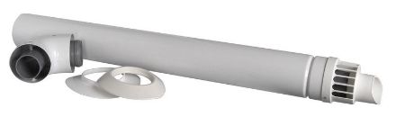 Mutassa a/az Ariston vízszintes kivezető szett kondenzációs kazánokhoz, 60/100mm, 1m, PPS/ALU, parapet szett (3318073) részleteit Kép Ariston vízszintes kivezető szett kondenzációs kazánokhoz, 60/100mm, 1m, PPS/ALU, parapet szett (3318073)