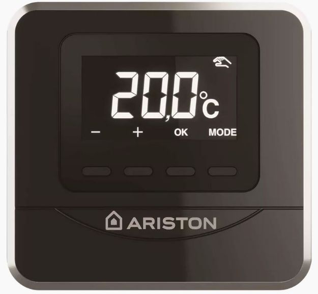 Kép Ariston CUBE RF vezeték nélküli szobatermosztát, fekete