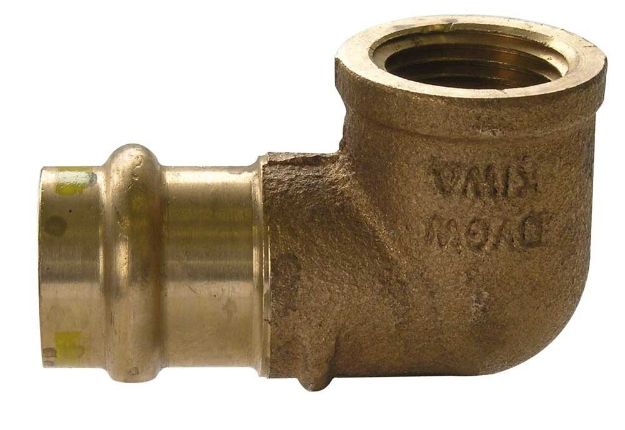 Kép 18-1/2" 90°-os belsőmenetes gáz press könyökidom